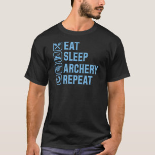 Camiseta Comer el arquero del sueño repetir simple arquero