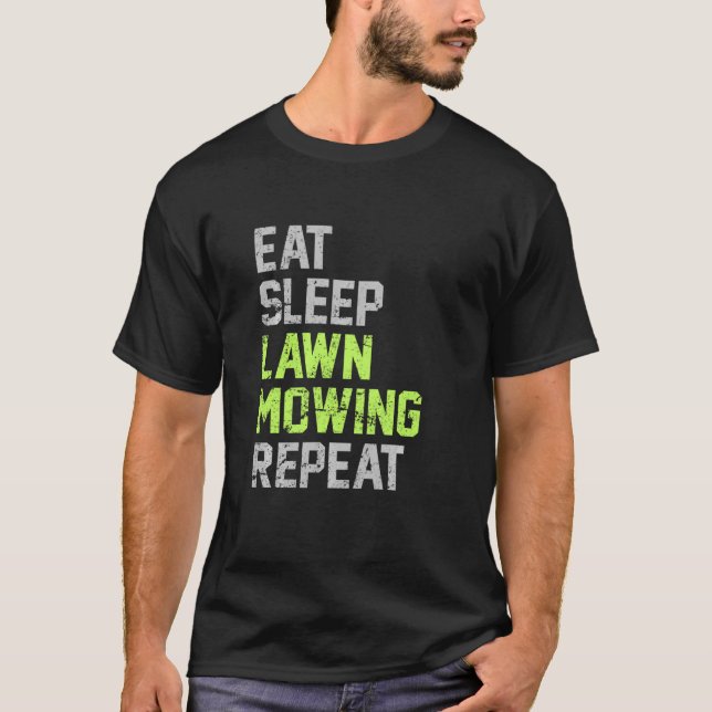 Camiseta Comer el césped dormido masticar repitiendo el div (Anverso)