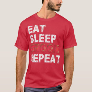 Camiseta Comer el credo del sueño de repetición del perro G