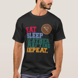 Camiseta Comer el cuero de suspensión de la piel de cuero G