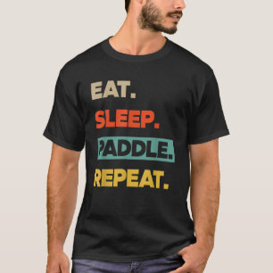 Camiseta Comer el dormilón repite canoas divertidas Kayak