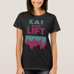 Camiseta Comer el elevador del sueño de la ventilación del 
