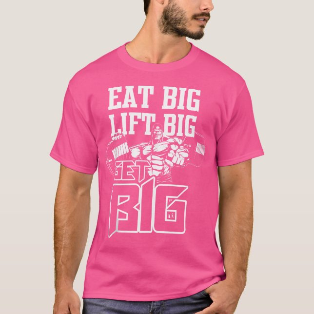 Camiseta Comer el elevador grande Gran Conseguir la constru (Anverso)