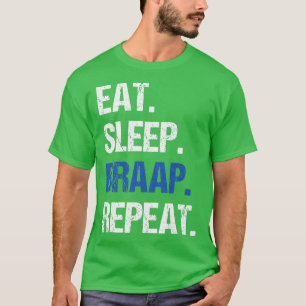 Camiseta Comer el freno de sueño repetir divertida motocruz