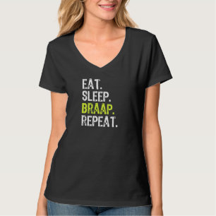 Camiseta Comer el freno de sueño repetir la motocruz del fr