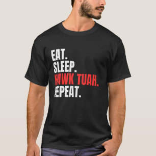 Camiseta Comer el halcón dormido repetir divertida elección