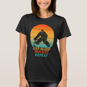 Camiseta Comer el hockey sobre césped repetir hockey sobre