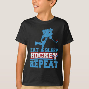 Camiseta Comer el hockey sobre sueño es gracioso para los j