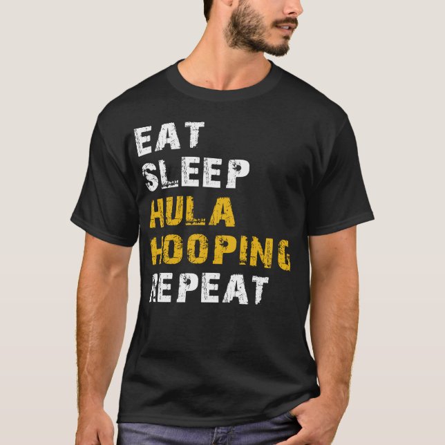 Camiseta comer el hoyo hula (Anverso)