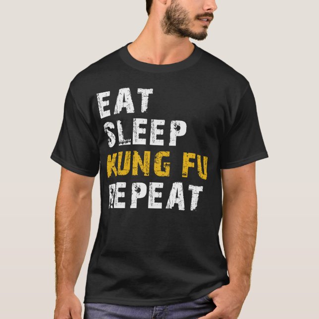 Camiseta comer el kung fu (Anverso)