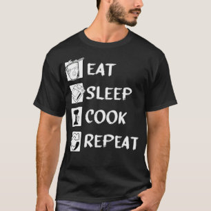 Camiseta Comer el motivo de repetición del Coco de Sueño pa