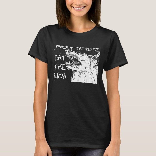 Camiseta Comer El Rico Poder Para La Gente (Anverso)