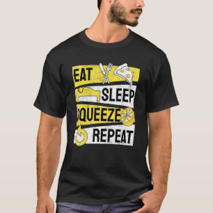 Camiseta Comer el soporte de lamonada repetida