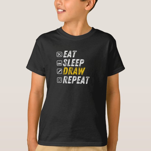 Camiseta Comer el sorteo del sueño - Dibujo divertido (Anverso)