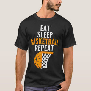 Camiseta comer el sueño baloncesto de repetición jugadores 