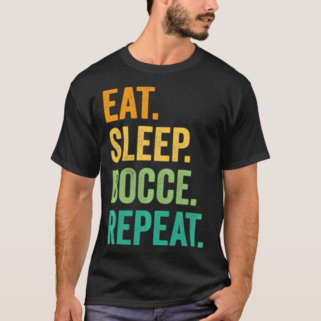 Camiseta Comer el sueño Boco Repetir la bola de bocas Vinta (Anverso)