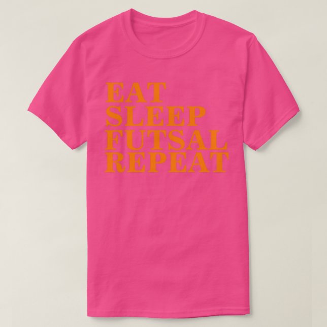 Camiseta Comer el sueño Futsal Repetir el fútbolComer el su (Diseño del anverso)
