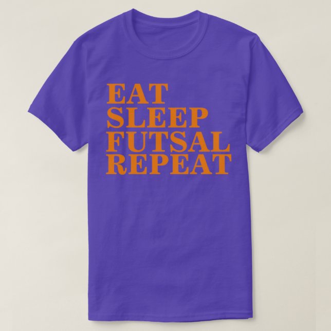 Camiseta Comer el sueño Futsal Repetir fútbolDormirFunny 4 (Diseño del anverso)