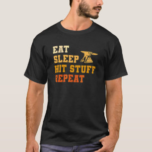 Camiseta Comer El Sueño Golpeado Repetir Durante 1