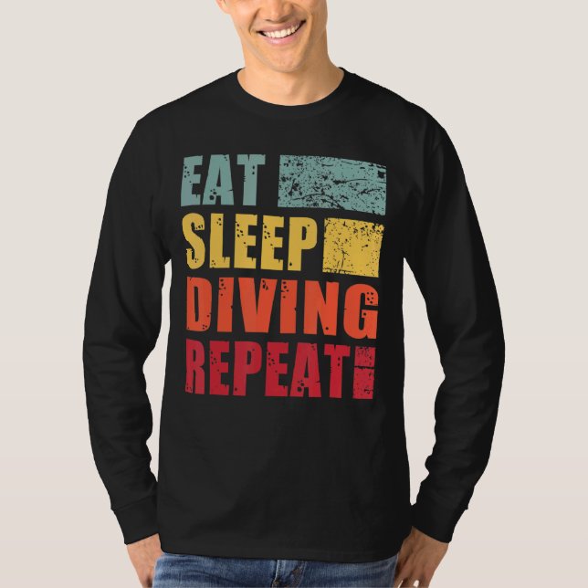 Camiseta Comer el sueño inmerso repetición (Anverso)