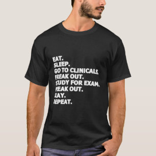 Camiseta Comer El Sueño Ir A Las Clínicas Despertar Slay Re