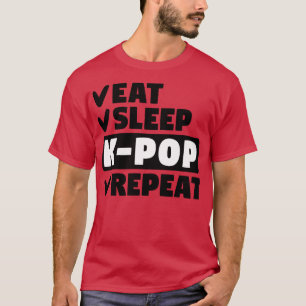 Camiseta Comer el sueño kpop repetir 1
