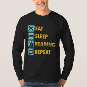 Camiseta Comer el sueño leyendo libro de gusanos perfecto d