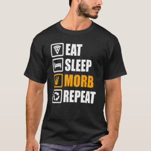 Camiseta Comer el sueño Morb Repetir hombres Mujeres Jóvene