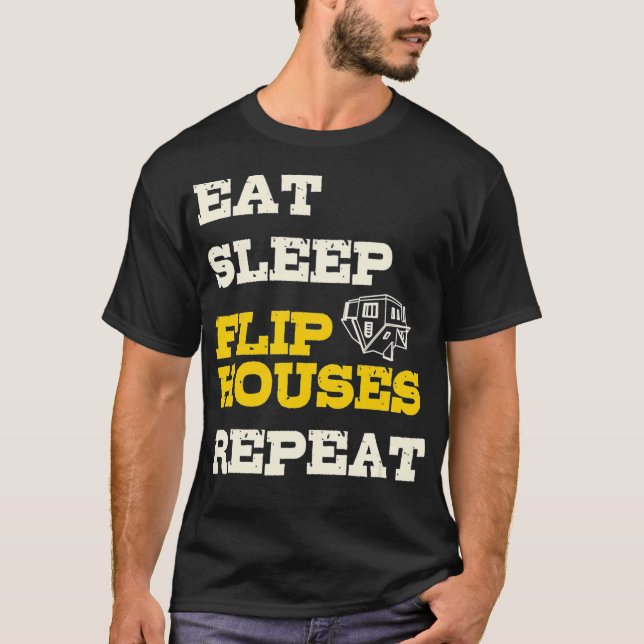 Camiseta Comer El Sueño Voltear Casas Repetir Inmobiliaria  (Anverso)