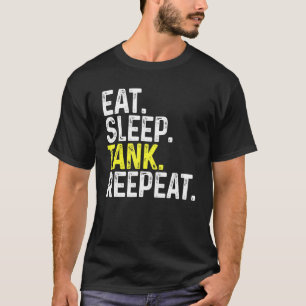 Camiseta Comer el tanque de sueño repetido juego de azar