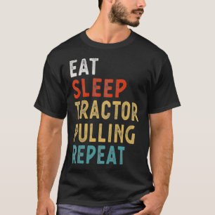 Camiseta Comer el Tractor de suspensión que extrae el regal