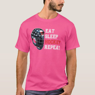 Camiseta Comer el vintage de hockey de sueño