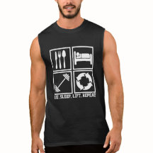 Comer elevador de sueño repetidamente gimnasio de 