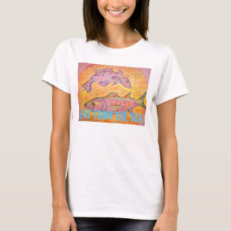 Camiseta comer en el mar