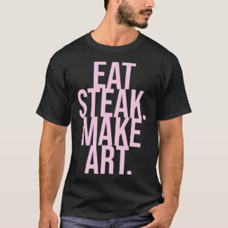 Camiseta Comer filete para hacer arte