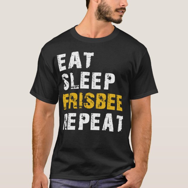 Camiseta comer frisbee (Anverso)