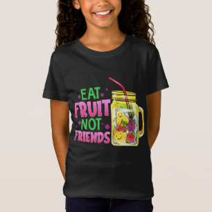 Camiseta Comer fruta no amigos Cocktails de frutas veganas 