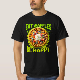 Camiseta comer gofres felices