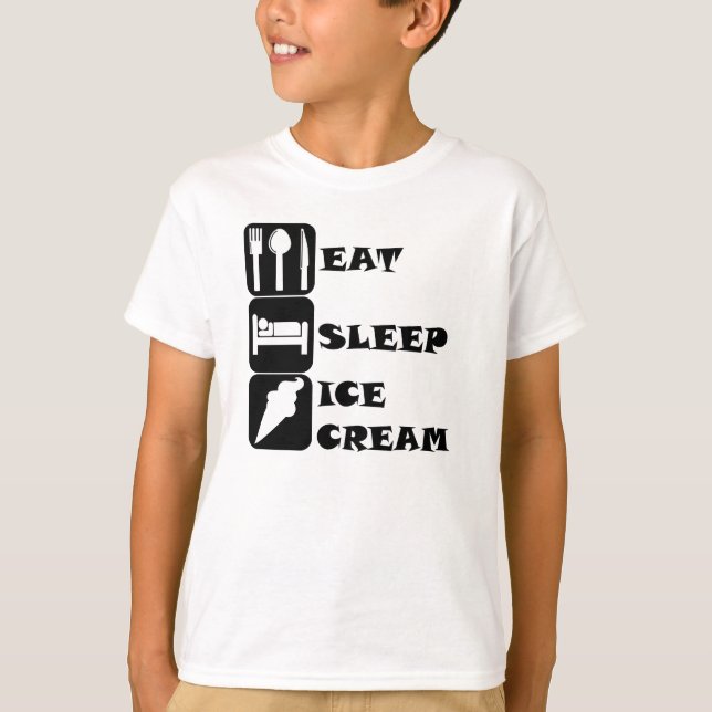 Camiseta Comer helado de sueño (Anverso)
