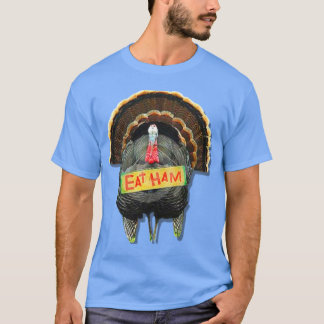 Camiseta comer jamón personas