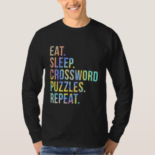 Camiseta Comer la boca cruda del sueño rompecabezas Repetir