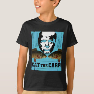 Camiseta ¡Comer la carpa! Póster o arte callejero y comenta