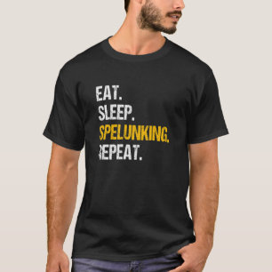 Camiseta Comer la cueva de espeleología del castor de repet