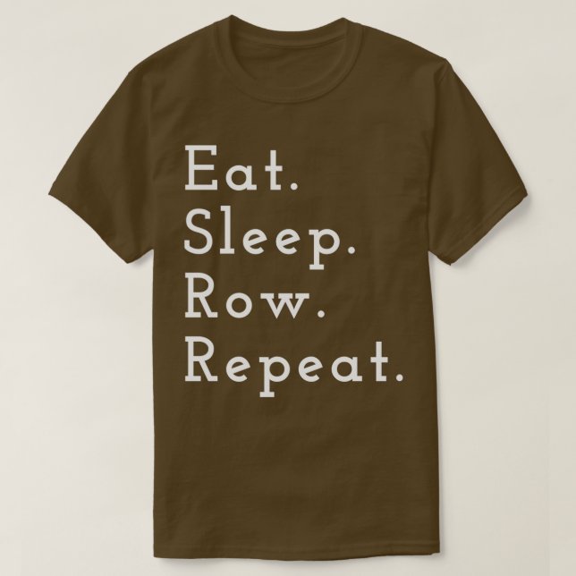 Camiseta Comer la fila del sueño Funny rewing (Diseño del anverso)