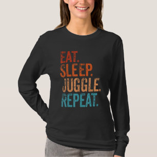 Camiseta Comer la jugada del sueño repetir divertida juggl