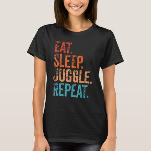 Camiseta Comer la jugada del sueño repetir divertida juggl