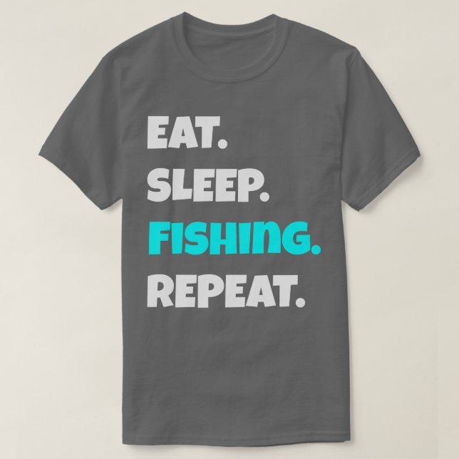 Camiseta Comer la pesca del sueño Repetir el gracioso dicho (Diseño del anverso)