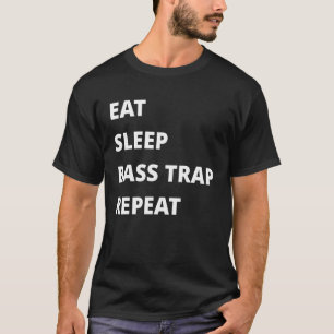 Camiseta Comer la trampa de la barra del sueño repetir músi
