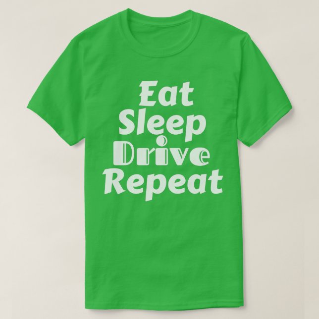 Camiseta Comer la unidad de suspensión repetida 1 (Diseño del anverso)