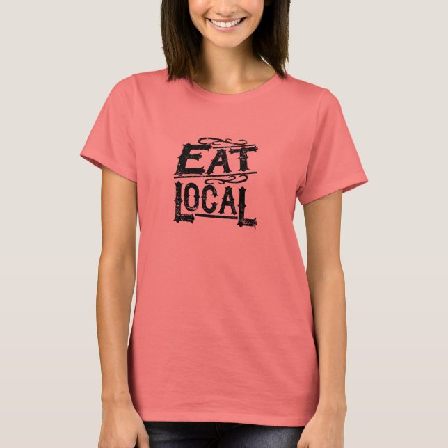 Camiseta Comer local (Anverso)